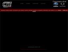 Tablet Screenshot of cabanasmotor.com
